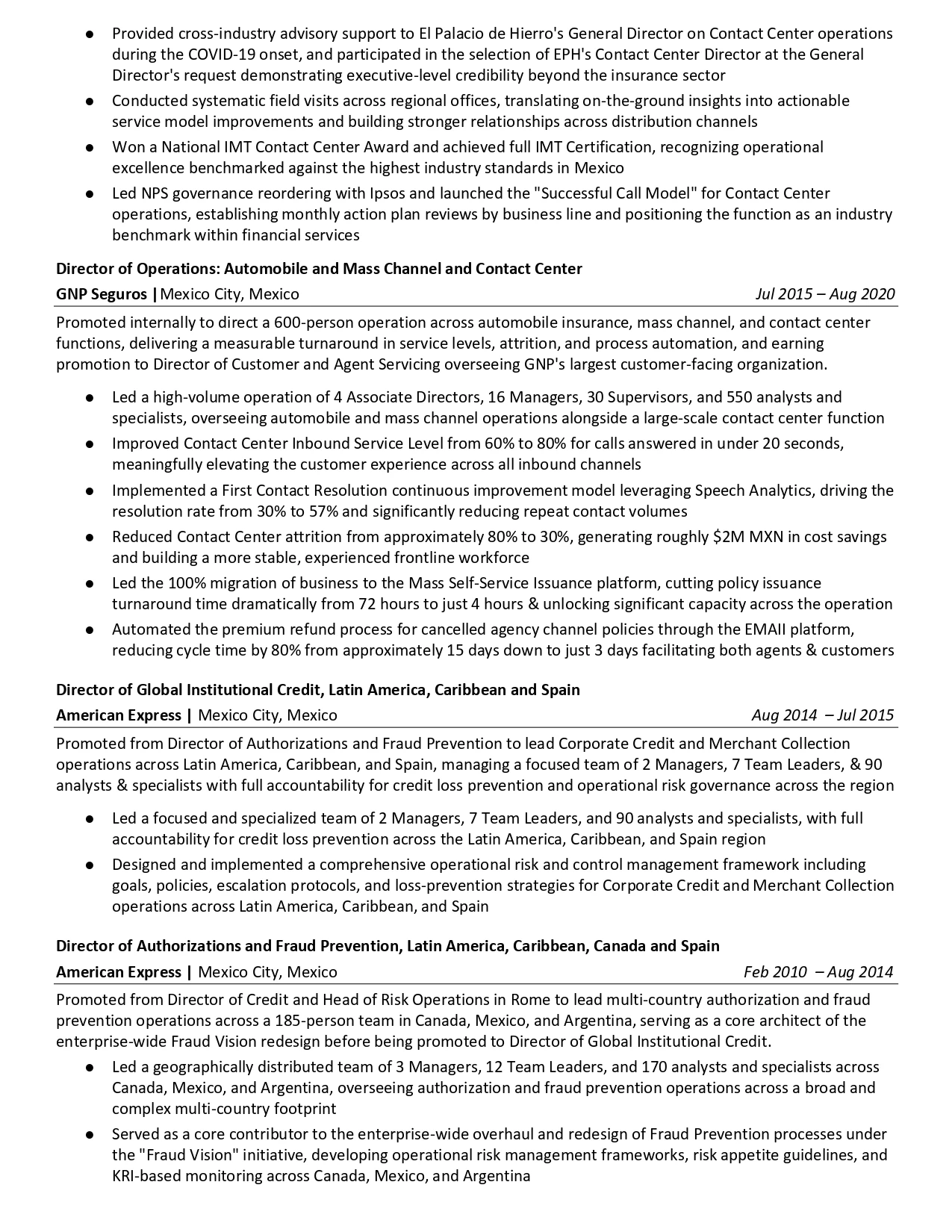 Senior Operations Executive — After (Page 3)